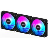 Gigabyte - AORUS EZ Chain Fan 120 - 3-Pack - Zwart - Doe-het-zelf-vriendelijk
