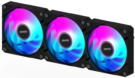 Gigabyte - AORUS EZ Chain Fan 120 - 3-Pack - Zwart - Doe-het-zelf-vriendelijk