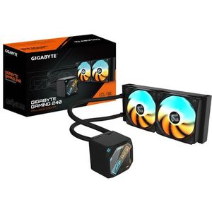 Gigabyte - GAMING 240 - Vloeistofkoeling - Zwart - 2x120mm ARGB Ventilatoren