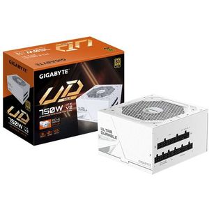 Gigabyte - UD750GM PG5 V2 ICE - Voeding - Wit - 750 W - 20+4 pin ATX