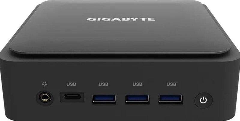 GIGABYTE GB-BEI3-1220 PC/workstation barebone Zwart i3-1220P 1,8 GHz Ingebouwde luidsprekers