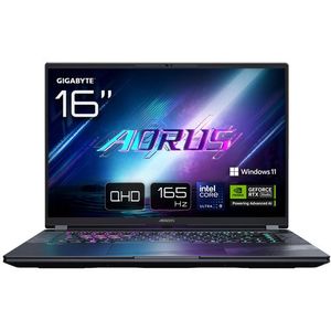 Gigabyte Aorus Elite 16 Intel Core Ultra 9 275HX Gaming Notebook 40,6 cm (16"") (16", 2000 GB, 32 GB, DE, Intel Core Ultra 9 275HX), Notebook, Grijs