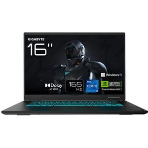 Gigabyte - Gaming A16 - Notebook - Zwart - 16 inch - Intel Core i7-13620H - 16 GB - 1000 GB