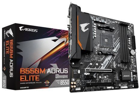 Motherboard Gigabyte B550M AORUS ELITE mATX AM4 AMD B550 AMD AMD AM4