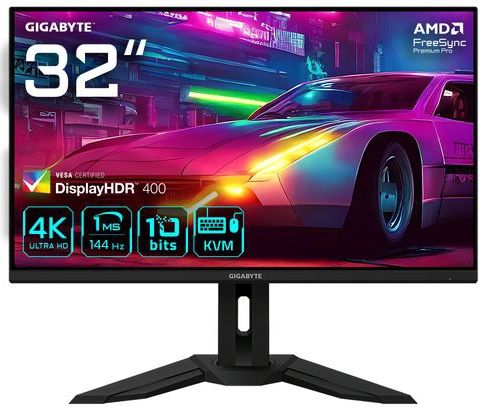 Gigabyte AORUS M32U - 4K IPS HDMI 2.1 144Hz Gaming Monitor - 32 Inch