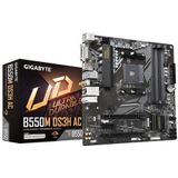 GIGABYTE B550M DS3H AC moederbord AMD B550 Socket AM4 micro ATX
