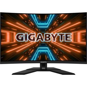 GIGABYTE M32UC-EK 3‎1,5"" Curved VA 1500R 4K UHD (3840 x 2160) 144Hz (160Hz OC) 1ms FreeSync Premium Pro HDMI 2.1 Gaming Monitor, zwart