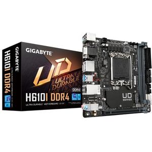 Gigabyte H610I DDR4 moederbord Intel H610 Express LGA 1700 mini ITX