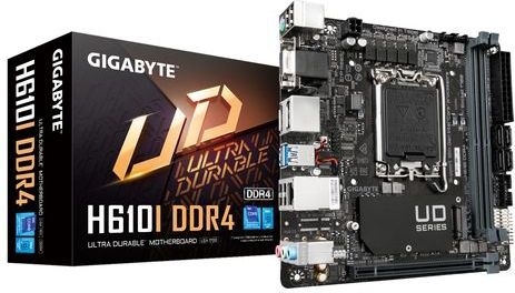 Gigabyte H610I DDR4 moederbord Intel H610 Express LGA 1700 mini ITX