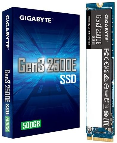 GIGABYTE Gen3 2500E SSD 500GB M.2 PCI Express 3.0 NVMe