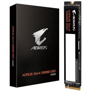 Gigabyte SSD GBT AORUS 5000E M.2 500GB PCIe Gen4x4 2280 (500 GB, M.2 2280), SSD
