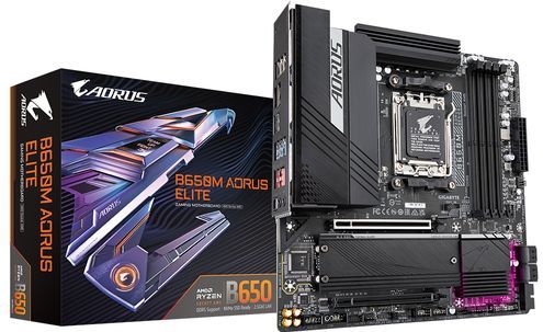 Gigabyte - B650M AORUS Elite - Moederbord - mATX - AMD B650