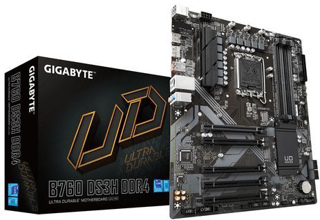 Motherboard Gigabyte B760 DS3H DDR4 DDR4 Intel Intel B760 LGA 1700