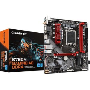 Gigabyte B760M GAMING AC DDR4 moederbord Intel B760 LGA 1700 micro ATX
