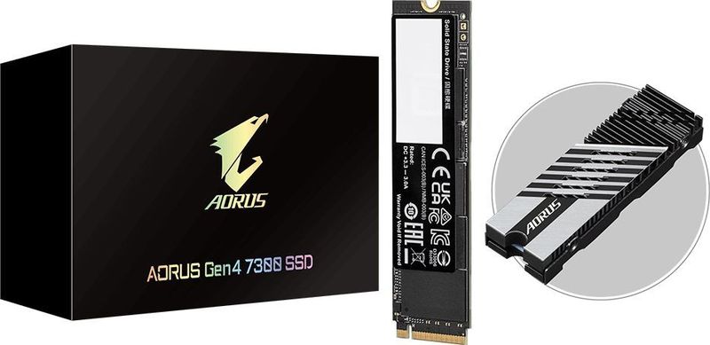 Gigabyte Aorus Gen4 7300 (1000 GB, M.2 2280), SSD