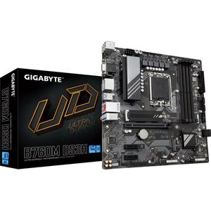 GIGABYTE B760M DS3H moederbord Intel B760 Express LGA 1700 micro ATX