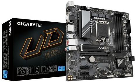 Gigabyte - B760M DS3H - Moederbord - LGA1700 - DDR5