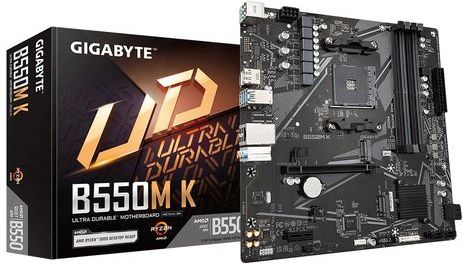 Motherboard Gigabyte B550M K 1.0 AMD B550