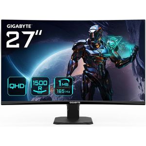 Gigabyte GS27QC - Curved Monitor - 27 Inch - QHD 165Hz - Zwart