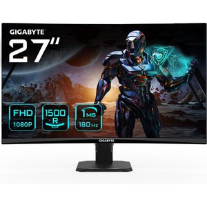 Gigabyte - GS27FC - 27 Inch FHD IPS LED Gaming-monitor - Zwart