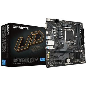 GIGABYTE B760M H DDR4 moederbord Intel B760 Express LGA 1700 micro ATX