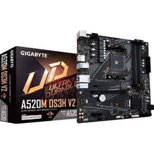 Gigabyte A520m Ds3h V2 Moederbord Zwart