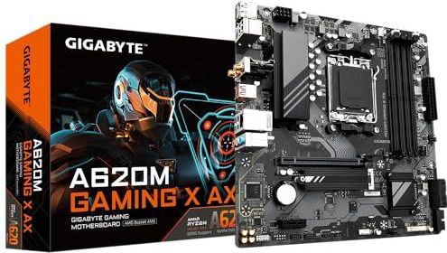 Gigabyte A620M GAMING X AX - Moederbord - mATX - AM5 - AMD A620