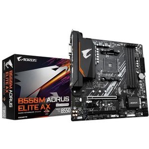 GIGABYTE B550M AORUS ELITE AX moederbord AMD B550 Socket AM4 micro ATX