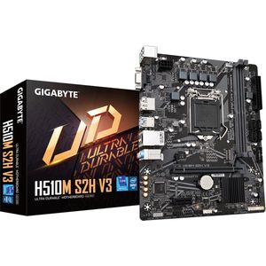 Gigabyte H510M S2H V3 (rev. 1.0), Intel, LGA 1200 (Socket H5), Intel® Celeron®, Intel® Core™ i3, Intel® Core™ i5, Intel® Core™ i7, Intel® Core™ i9, Intel® Pentium®, LGA 1200 (Socket H5), DDR4-SDRAM, 64 GB