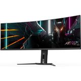 GIGABYTE AORUS CO49DQ computer monitor 124,5 cm (49") 5120 x 1440 Pixels DQHD OLED Zwart