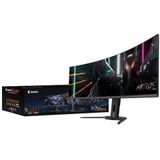 GIGABYTE AORUS CO49DQ computer monitor 124,5 cm (49") 5120 x 1440 Pixels DQHD OLED Zwart