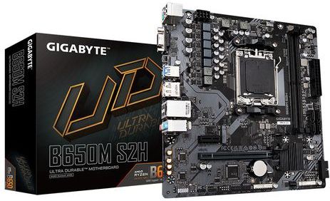 GIGABYTE B650M S2H moederbord AMD B650 Socket AM5 micro ATX