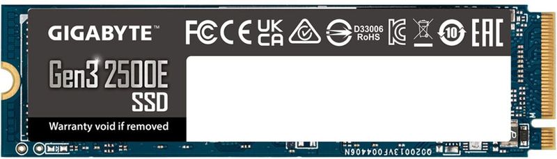 GIGABYTE Gen3 2500E SSD 2TB M.2 PCI Express 3.0 NVMe 3D NAND