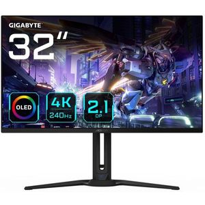 Gigabyte AORUS FO32U2P - 4K OLED Gaming Monitor - DP 2.1 - 240Hz - 32 inch