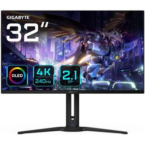 32" GIGABYTE AORUS FO32U2P - 3840x2160 (4K / UHD) - 240Hz - QD-OLED - 65W USB-C