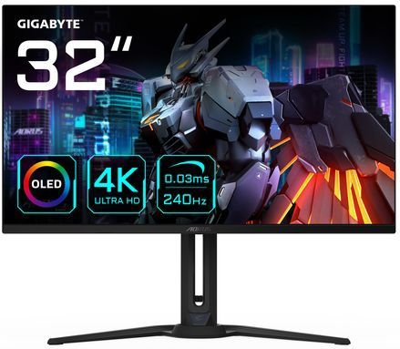 Gigabyte Fo32u2 31´´ 4K OLED Gaming-monitor - Gebogen - 240Hz - HDR
