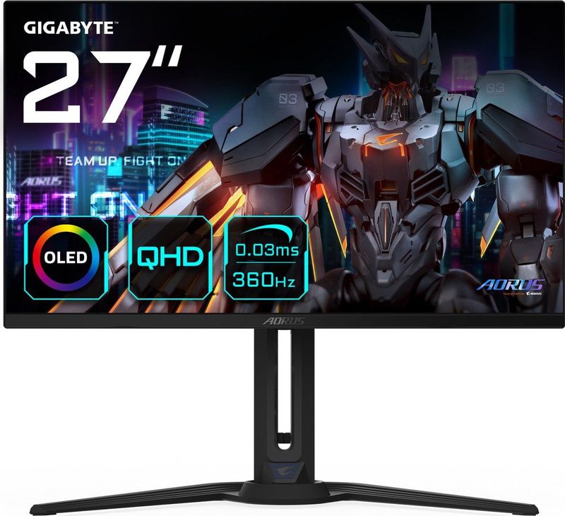 Gigabyte - Aorus Fo27q3 - 27'' QHD OLED Gaming-monitor - 360Hz - HDR 400