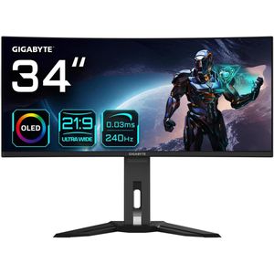 GIGABYTE MO34WQC2 - Wide Quad HD OLED Monitor - 240Hz - 34 Inch