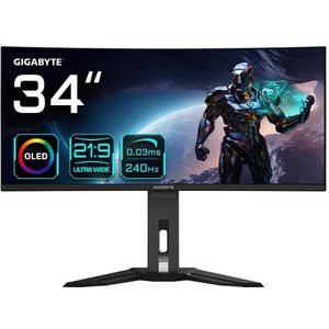 GIGABYTE MO34WQC2 - Wide Quad HD OLED Monitor - 240Hz - 34 Inch