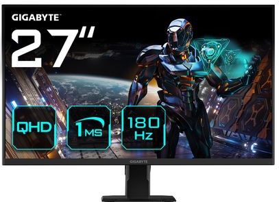 Gigabyte - Gs27qa - 27´´ Gaming-monitor - Zwart - QHD - 180Hz