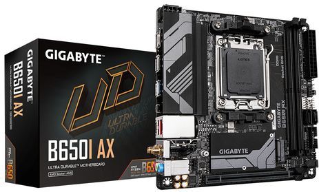 GIGABYTE B650I AX moederbord AMD B650 Socket AM5 mini ITX