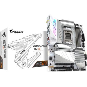 Gigabyte X670E AORUS PRO X - Moederbord - ATX - Socket AM5 - AMD X670 - DDR5 - Realtek audio CODEC - Realtek 2.5G LAN