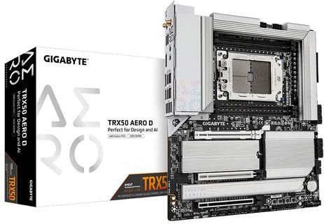 GIGABYTE TRX50 AERO D moederbord AMD TRX50 Socket sTR5 Verlengd ATX
