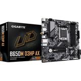 Gigabyte B650M D3HP AX-moederbord - ondersteunt AMD AM5 CPU's, 5+2+2 fasen digitaal VRM, tot 7600 MHz DDR5 (OC), 2xPCIe 4,0 M.2, Wi-Fi 6E, 2,5 GbE LAN, USB 3.2 Gen 1