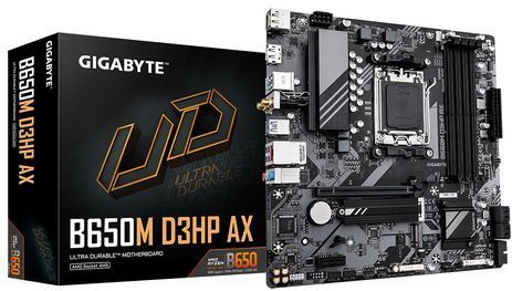 GIGABYTE B650M D3HP AX moederbord AMD B650 Socket AM5 micro ATX
