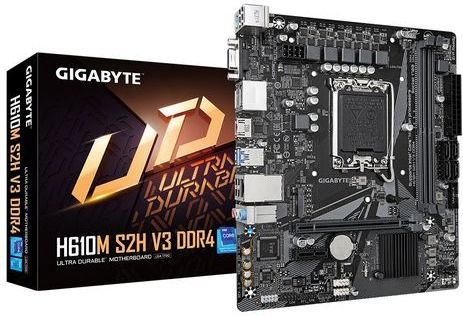 Gigabyte - H610M S2H V3 - Micro-ATX Moederbord - Socket 1700 - DDR4 - Intel H610 Chipset