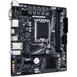 Gigabyte H610M S2H V2 moederbord, ondersteunt Intel Core 14e generatie, 4+1+1 fase VRM hybride, tot 5600 MHz DDR5, 1 x PCIe 3.0 M.2, GbE LAN, USB 3.2 Gen 1