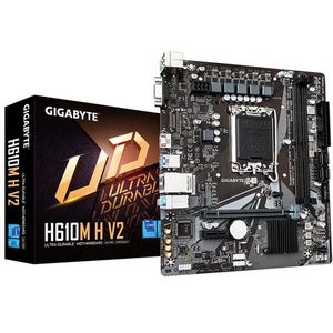 GIGABYTE H610M H V2 moederbord Intel H610 Express LGA 1700 micro ATX