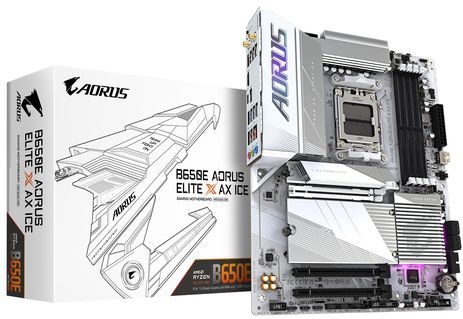 GIGABYTE B650E AORUS ELITE X AX ICE AMD B650 Socket AM5 ATX