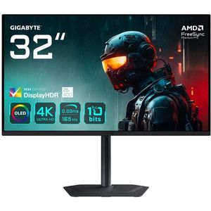 Gigabyte - MO32U - Monitor - Zwart - 31.5 inch - 3840 x 2160 Pixels